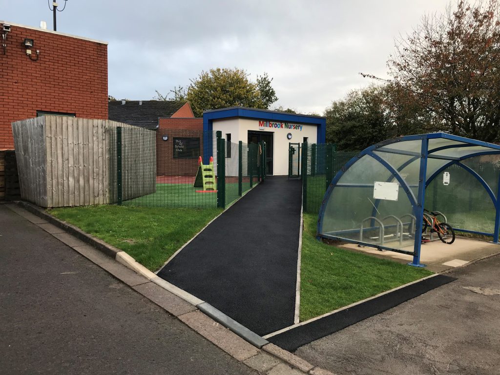 for contract form landscaping Millbrook and Extension Primary Nursery School